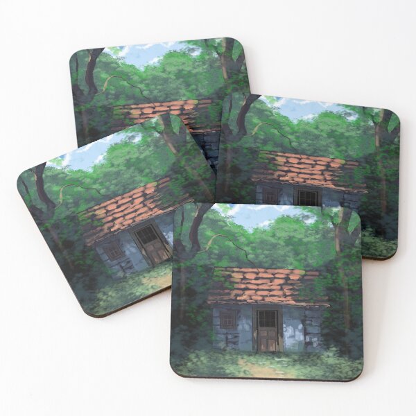Item preview, Hidden Hut in a Verdant Forest designed and sold by Daisydubaaii.