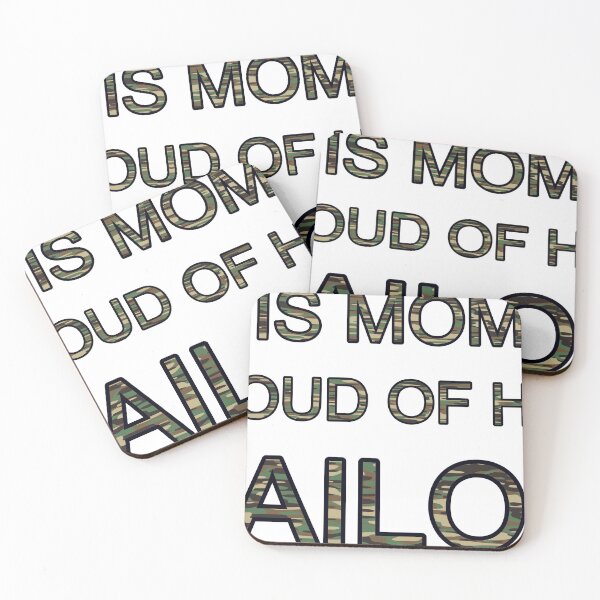 Item preview, This Mom Is Proud Of Her Sailor Camoflauge designed and sold by TheIconSmith.