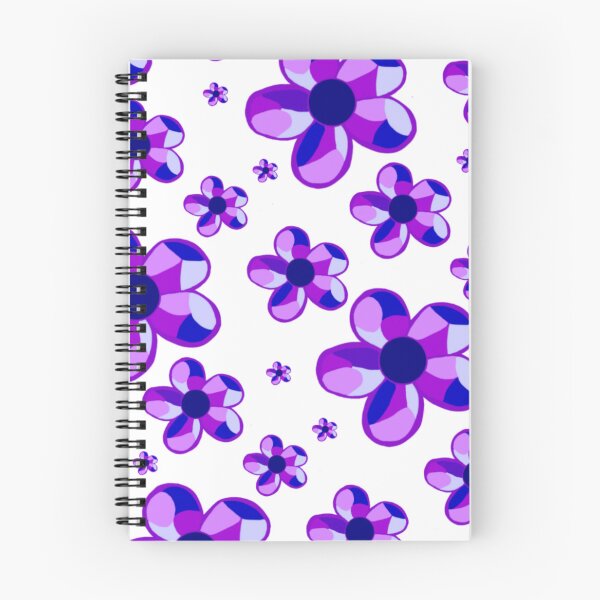 Item preview, Diseño retro de flores moradas designed and sold by Rhi-21.