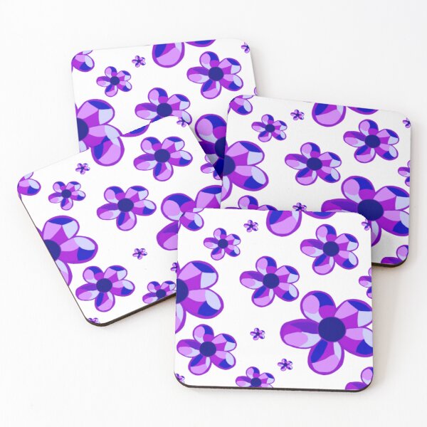 Item preview, Retro purple flower design designed and sold by Rhi-21.