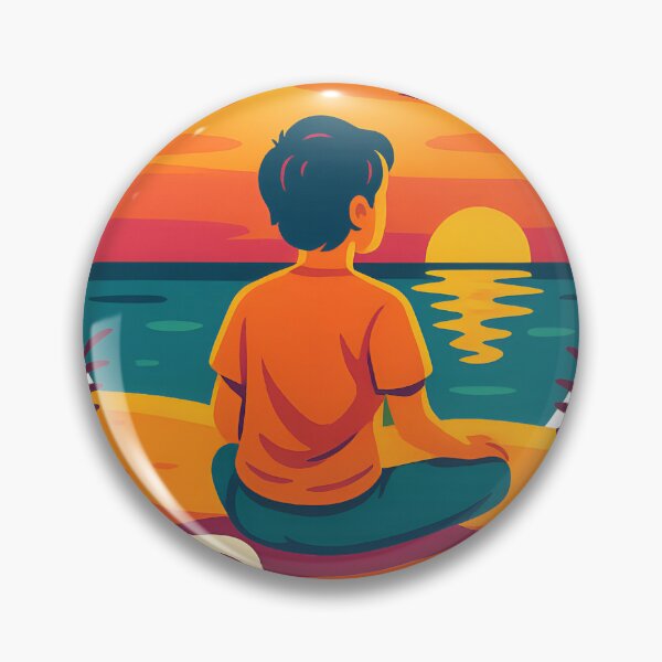 Item preview, Peace vibe-Sunset view designed and sold by AMAOZ.