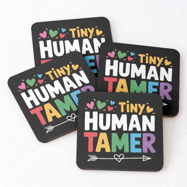 Item preview, Tiny Human Tamer Teacher Kindergarten Elementary School designed and sold by BakeryDozen.