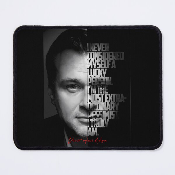 Item preview, Black And White Christopher Nolan Quote. designed and sold by JoleenHance.