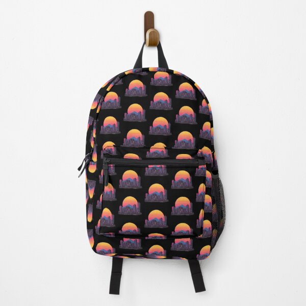 Item preview, Retro Japan City Pop Skyline – Neon Sun, Fuji and Vaporwave Aesthetics designed and sold by Meiersbeste.