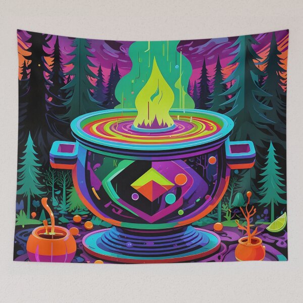 Item preview, Fractured Witch Brew Tee designed and sold by artmanikin.