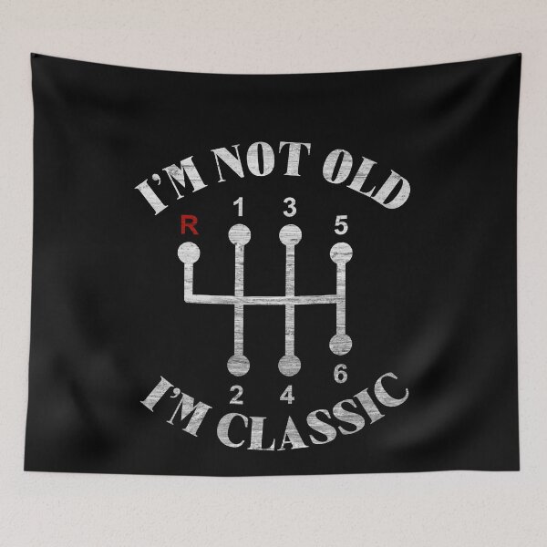 Item preview, Funny Car Manual Gearbox Graphic - I'm Not Old I'm Classic designed and sold by BornBorn.