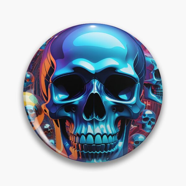 Item preview, Ghostly Skull Disco Sticker designed and sold by artmanikin.