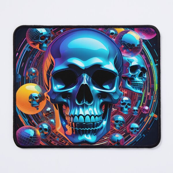 Item preview, Ghostly Skull Disco Sticker designed and sold by artmanikin.