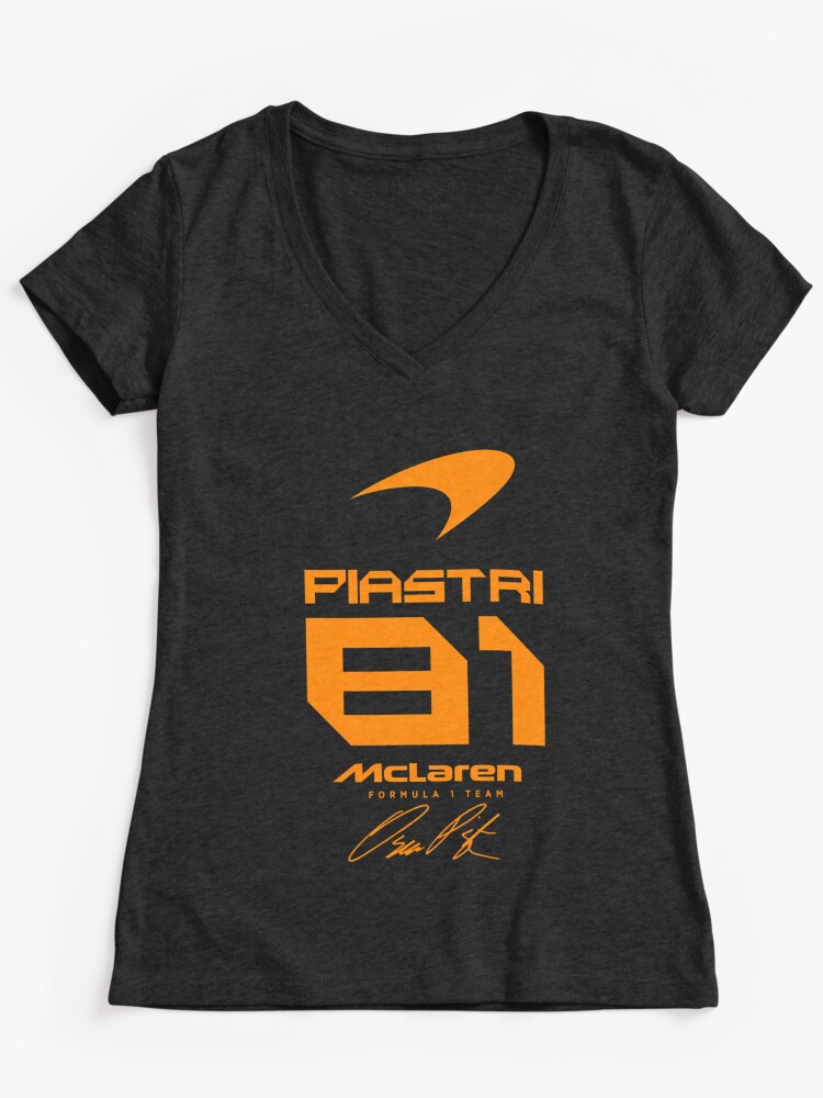 Oscar Piastri Motorsports Driver 1489 Fitted V-Neck T-Shirt