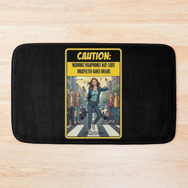 Item preview, WARNING! HEADPHONES MAY CAUSE UNEXPECTED DANCE BREAKS designed and sold by Gnfree.