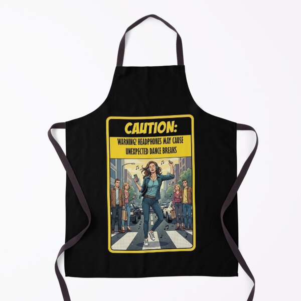 Item preview, WARNING! HEADPHONES MAY CAUSE UNEXPECTED DANCE BREAKS designed and sold by Gnfree.