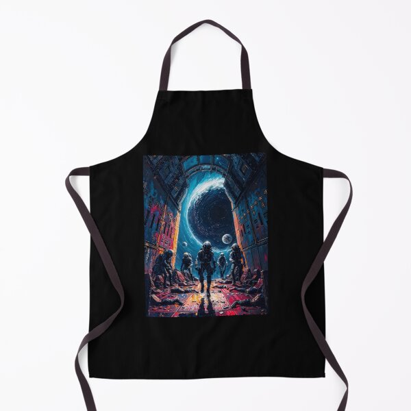 Artikelvorschau, Schwarzes Loch Expedition - Sci-Fi Astronaut Horror Art entworfen und verkauft von WilmaKindle.