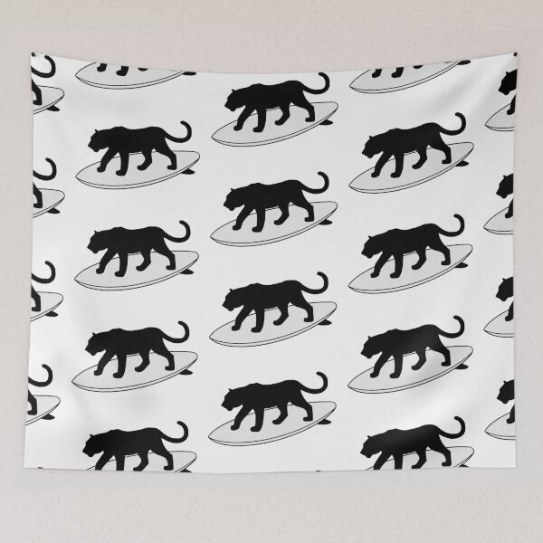 Item preview, Surfing Panther designed and sold by Animals-by-JB.