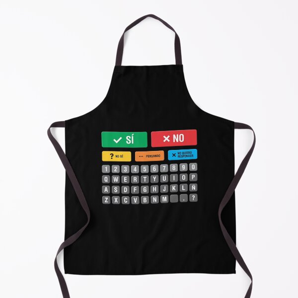 Item preview, Spanish Autism AAC Speller Alternative Communication Alphabet Numbers Keyboard - Chart 05 - Yes No Don’t Know Thinking Don’t Want to Answer - Non Verbal, Apraxia, Dyspraxia, Neurodiversity Awareness designed and sold by Autism in Focus.