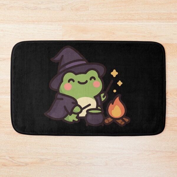 Item preview, Kawaii Wizard Frog – Cute Halloween Frog Illustration designed and sold by VDekDesigns.
