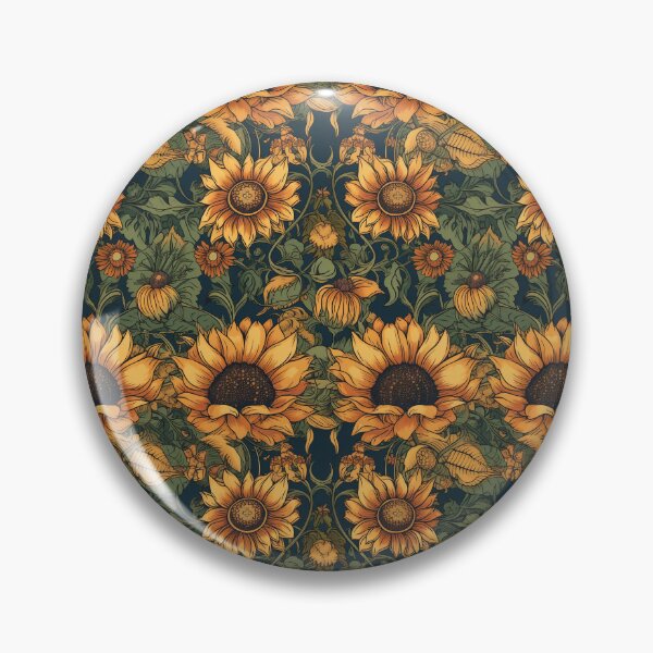 Item preview, Chic Blooming Sunflower Illustration For Floral Theme designed and sold by RoyalStarsPatts.