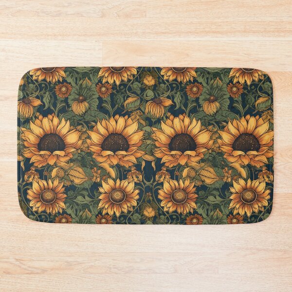 Item preview, Chic Blooming Sunflower Illustration For Floral Theme designed and sold by RoyalStarsPatts.