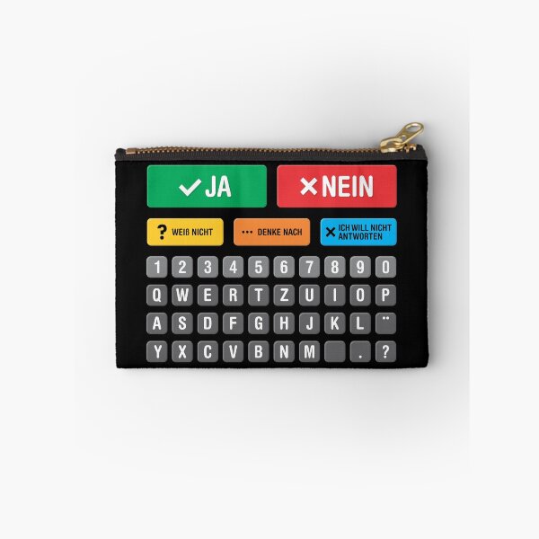 Item preview, German Autism AAC Speller Alternative Communication Alphabet Numbers Keyboard - Chart 05 - Yes No Don’t Know Thinking Don’t Want to Answer - Non Verbal, Apraxia, Dyspraxia, Neurodiversity Awareness designed and sold by Autism in Focus.