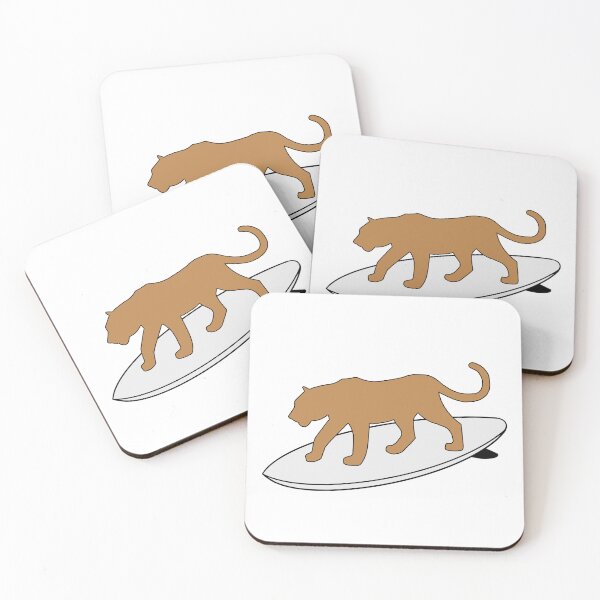 Item preview, Surfing Panther designed and sold by Animals-by-JB.