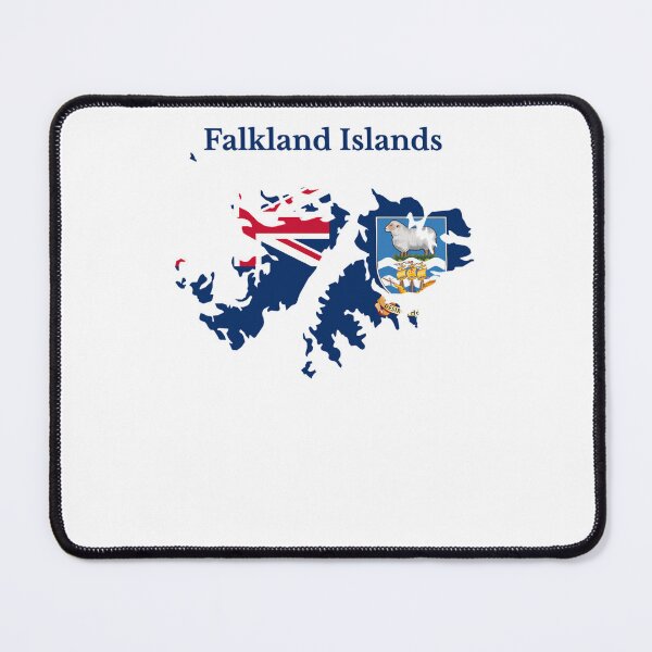 Item preview, Falkland Islands Map Flag British Overseas Territory designed and sold by ResiHoffmann.