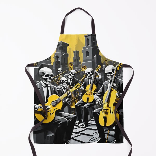 Item preview, Skeletal Jazz Band Sticker designed and sold by artmanikin.