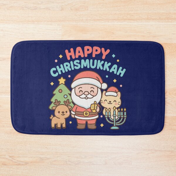 Item preview, Happy Chrismukkah – Cute Kawaii Christmas and Hanukkah Mashup designed and sold by Meandmyshop.