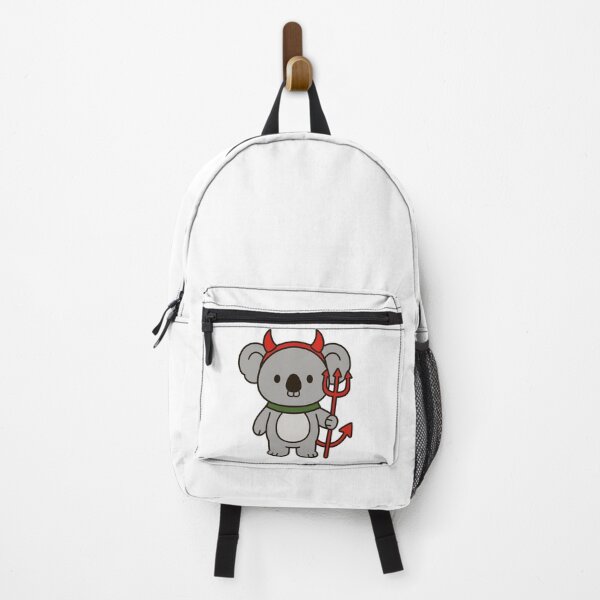 Item preview, Koala with Devil Horns and Pitchfork – Spooky Halloween Animal designed and sold by Confuzz1ed.
