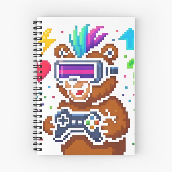 Item preview, Pixel Gamer Bear designed and sold by FreddyE.