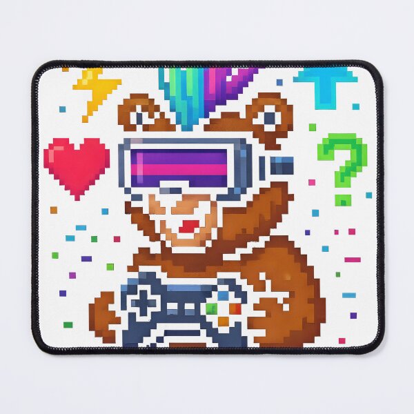 Item preview, Pixel Gamer Bear designed and sold by FreddyE.