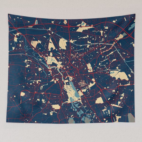 Item preview, Hanover City Map of Germany - Hope designed and sold by deMAP.