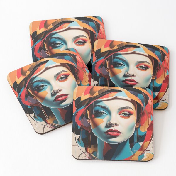 Item preview, Stunning Graphic Abstract Portrait designed and sold by NordicBadger.
