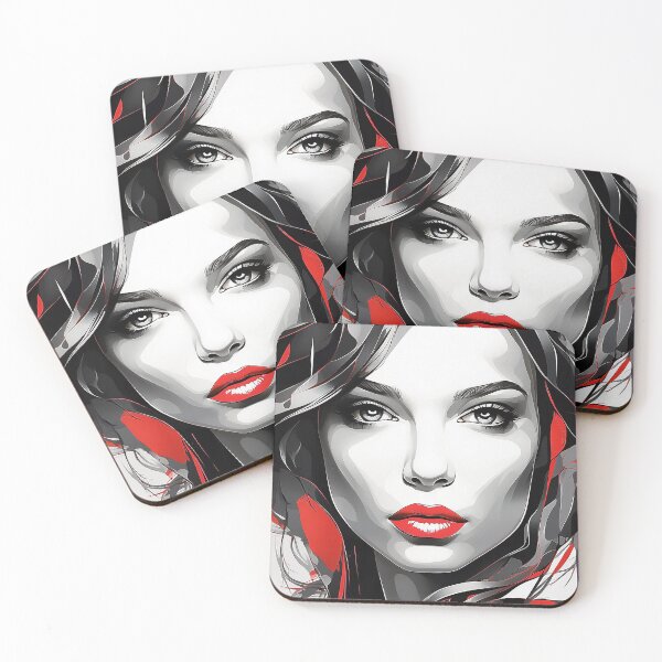 Item preview, Stunning Graphic Abstract Portrait designed and sold by NordicBadger.