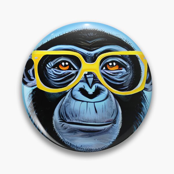 Item preview, Cool Chimp in Yellow Shades designed and sold by AutopilotFX1.