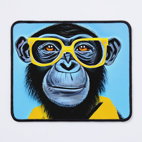 Item preview, Cool Chimp in Yellow Shades designed and sold by AutopilotFX1.