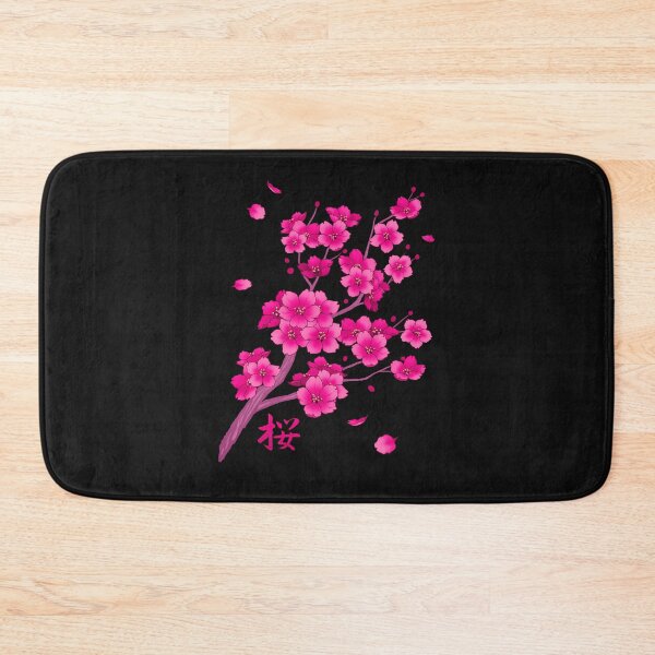 Item preview, Falling-Neon-Hot-Pink-Sakura-Cherry-Blossom designed and sold by w2kj5p3str.