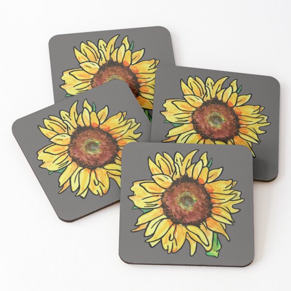 Artikelvorschau, Sonnenblume im Stil der 1970er entworfen und verkauft von Anne Park.
