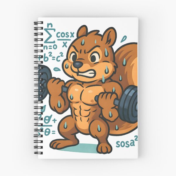 Item preview, Math Bodybuilder Squirrel designed and sold by FreddyE.