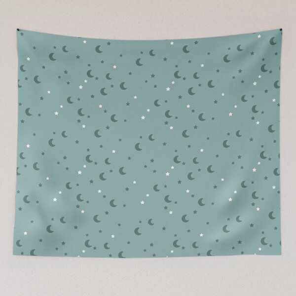 Item preview, Moon and Stars Pattern - Celestial Aesthetic designed and sold by Julza Art.