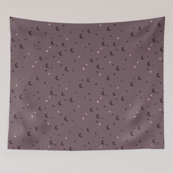 Item preview, Moon and Stars Pattern - Celestial Aesthetic designed and sold by Julza Art.