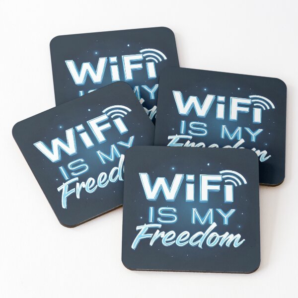 Item preview, WiFi is My Freedom – Funny American Lifestyle Design designed and sold by GiggleSnaps.
