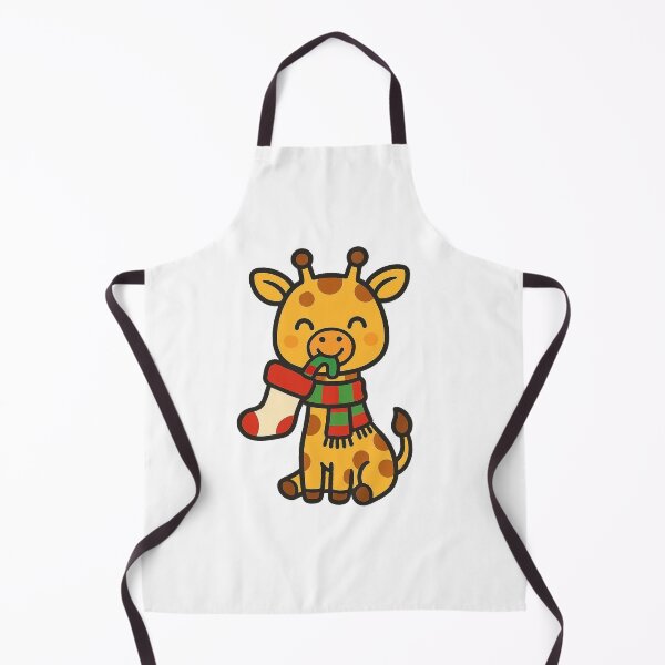 Item preview, Giraffe with Scarf and Stocking – Fun Christmas Animal designed and sold by Confuzz1ed.