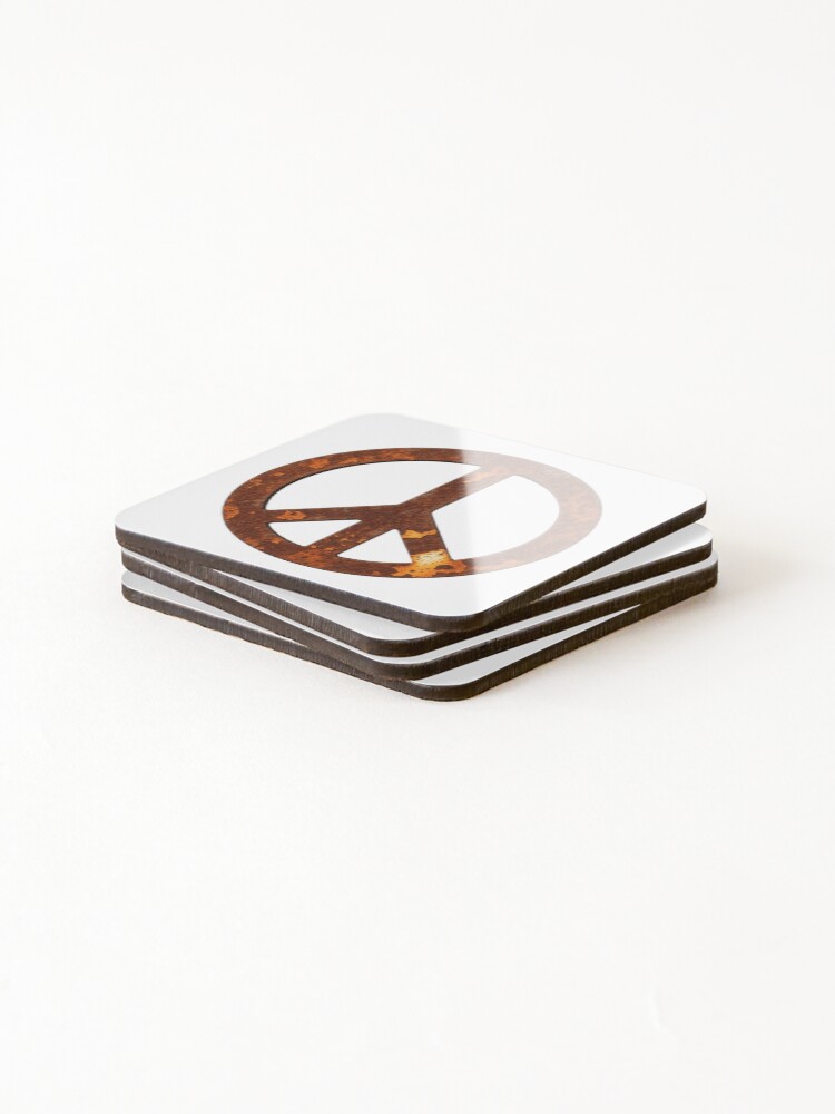Thumbnail 4 of 5, Coasters (Set of 4), Rusty Peace designed and sold by BubbleTextBox.
