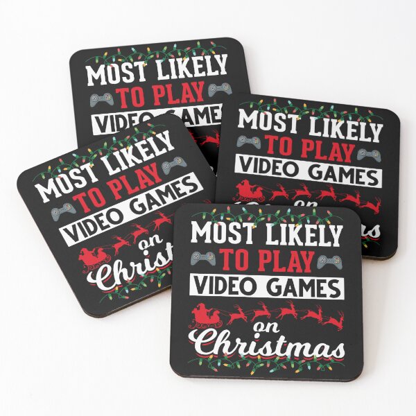Item preview, Most Likely To Play Video Game Christmas Gaming Christmas designed and sold by thompsonw.