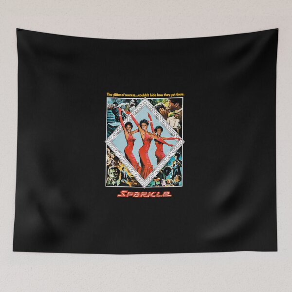 Item preview, Blaxploitation T-Shirtsparkle Movie Poster (1976) designed and sold by AlineTeeter.