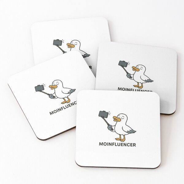 Item preview, Funny Seagull Selfie Moinfluencer Comic designed and sold by Fies-und-Fein.
