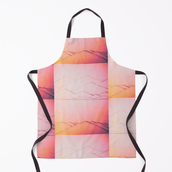 Item preview, Sunset coastline: Abstract geometric landscape designed and sold by Art-by-Nade.