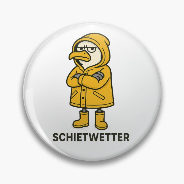 Item preview, Schietwetter Seagull Comic in Rainy Look designed and sold by Fies-und-Fein.