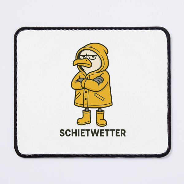 Item preview, Schietwetter Seagull Comic in Rainy Look designed and sold by Fies-und-Fein.