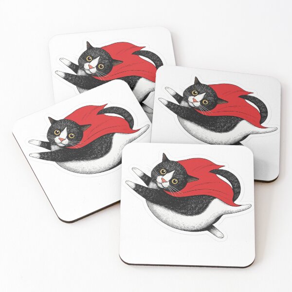 Item preview, Super cat: Tuxedo in cape designed and sold by Cat-loveparttime.