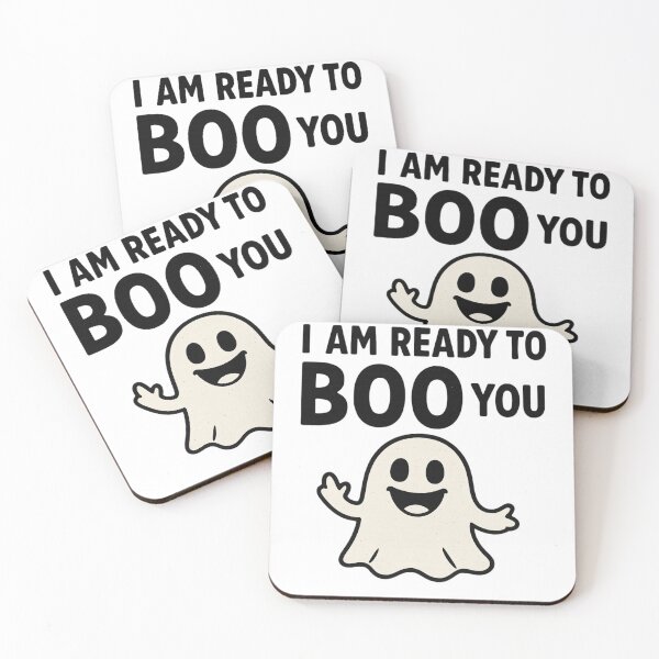 Item preview, Halloween Ghost I AM READY TO BOO YOU designed and sold by KM Shopping.